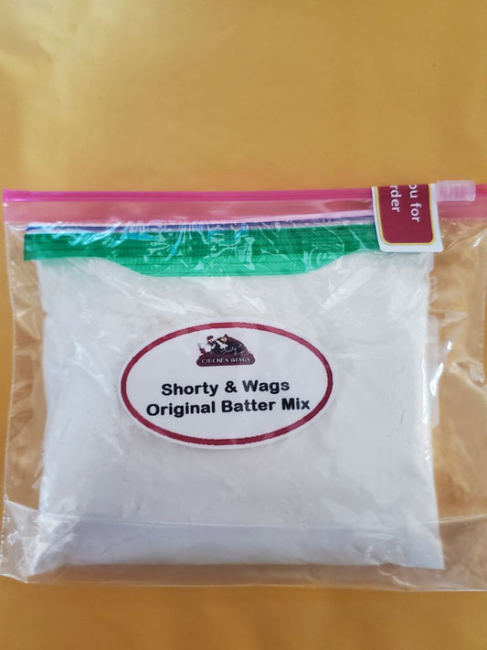 Shorty & Wags.                                8 Ounce Batter Mix